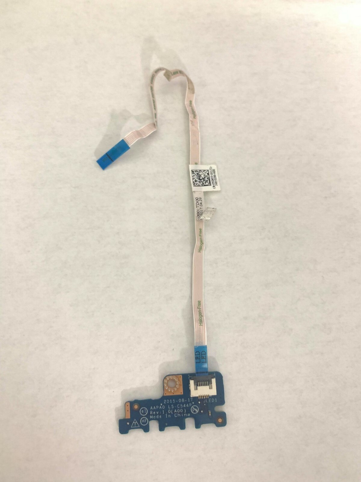 GENUINE DELL PRECISION 7510 LED CIRCUIT BOARD MODULE WITH CABLE P/N YGWTF