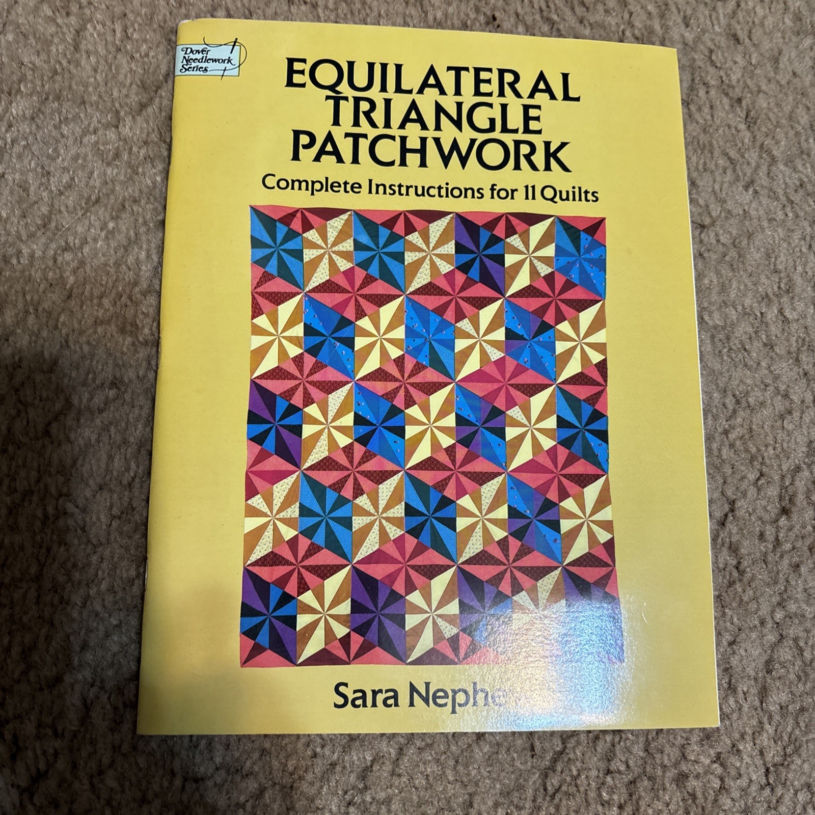 Quilting Equilateral Triangle Patchwork Instructions for 11 Quilts Pattern Book