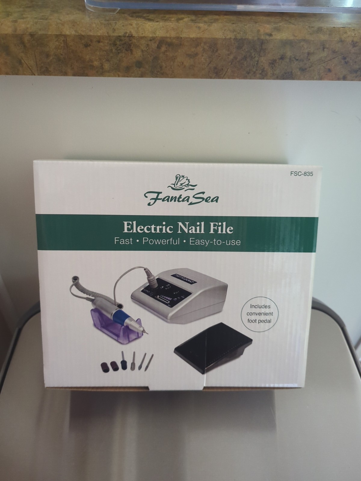 Cosmetology Student Nail Tech Electric Nail File InclFoot Pedal FSC835 FantaSea