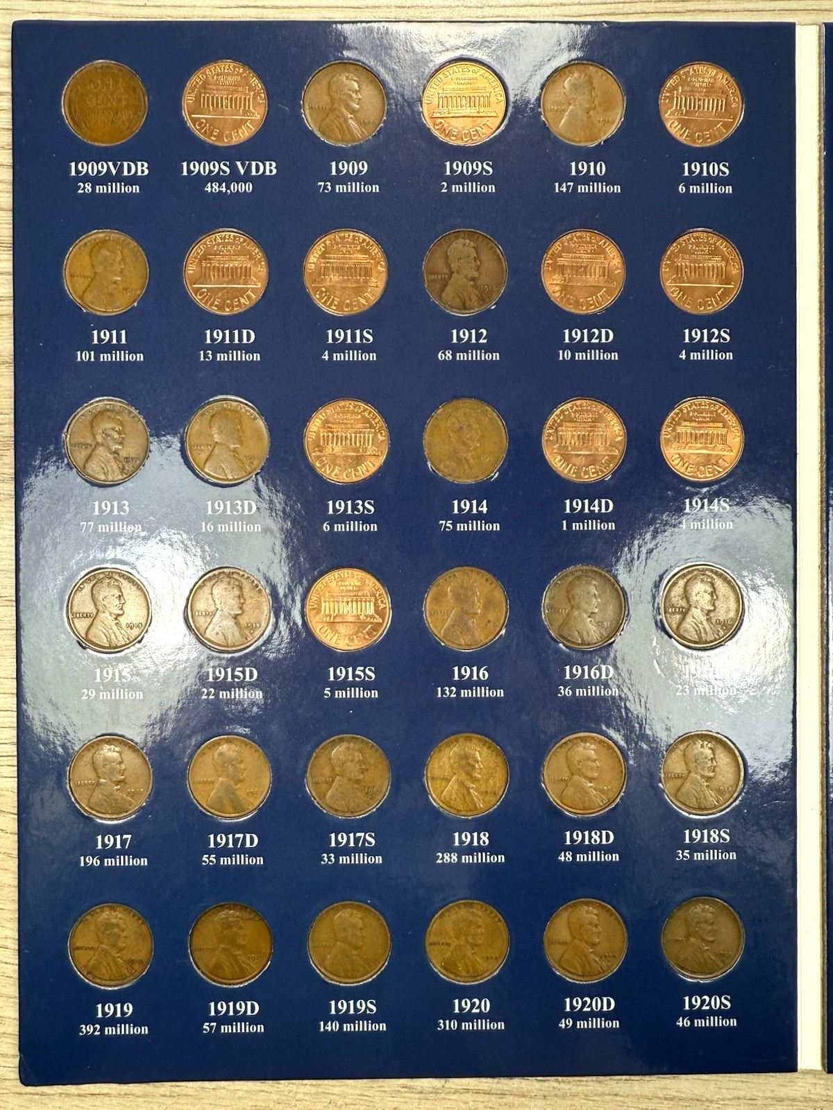 LINCOLN CENT SET (1909-2025)  294 COINS- BU COINS/ SEMI KEYS- PRICED TO SELL 🔥*