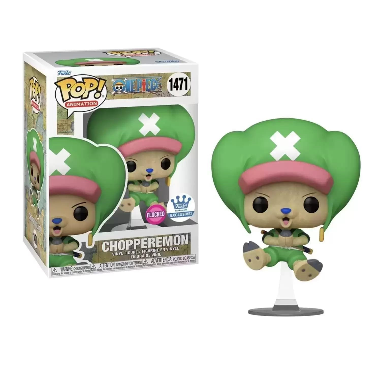 Funko Pop! Animation: One Piece - Chopperemon in Wano Outfit *Flocked Shop Exclu