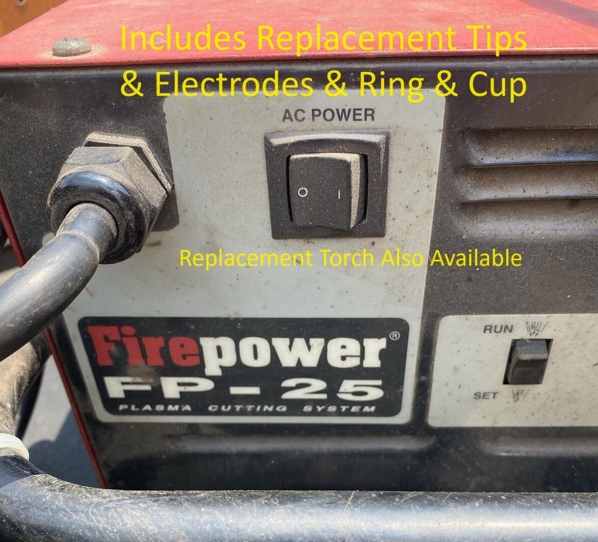 Plasma Torch Consumables for Firepower FP-25 FP-25A