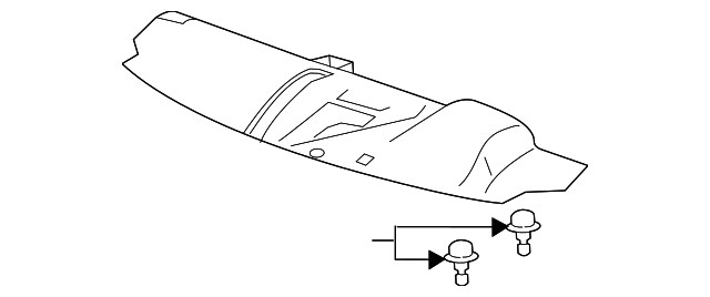Genuine Honda Radiator Support Access Cover 74117-THR-A00