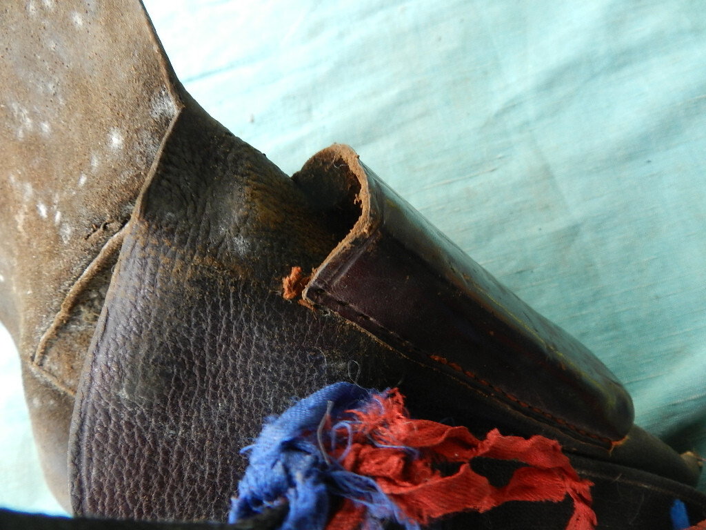 RARE German Germany WW1 Luger P08 Commercial Pistol Leather Holster