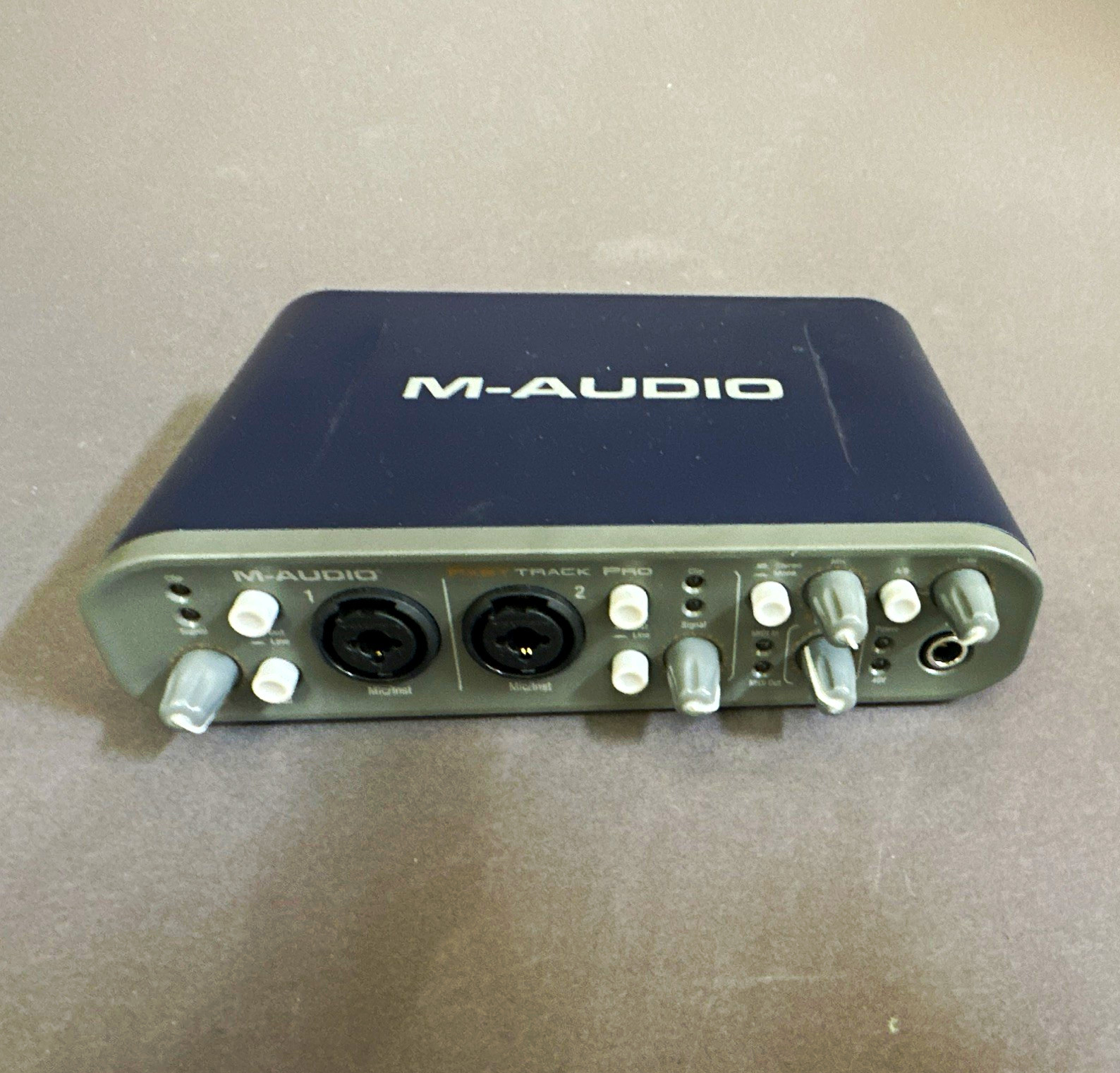 M-Audio Fast Track Pro USB Audio MIDI Interface 24-bit/96kHz Phantom Power