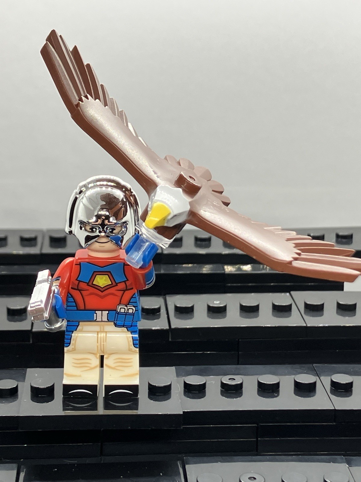Peacemaker With Bald Eagle Custom Mini Figure