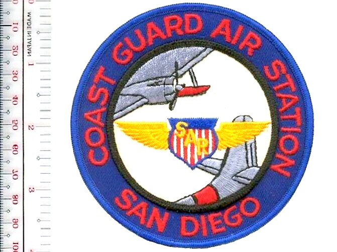 US Coast Guard  San Diego Air Station San Diego Search & Rescue Patch NO TARIFF