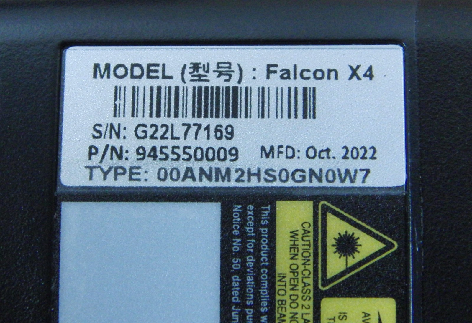 Datalogic Falcon X4 945550009 Mobile Computer Scanner ~ New