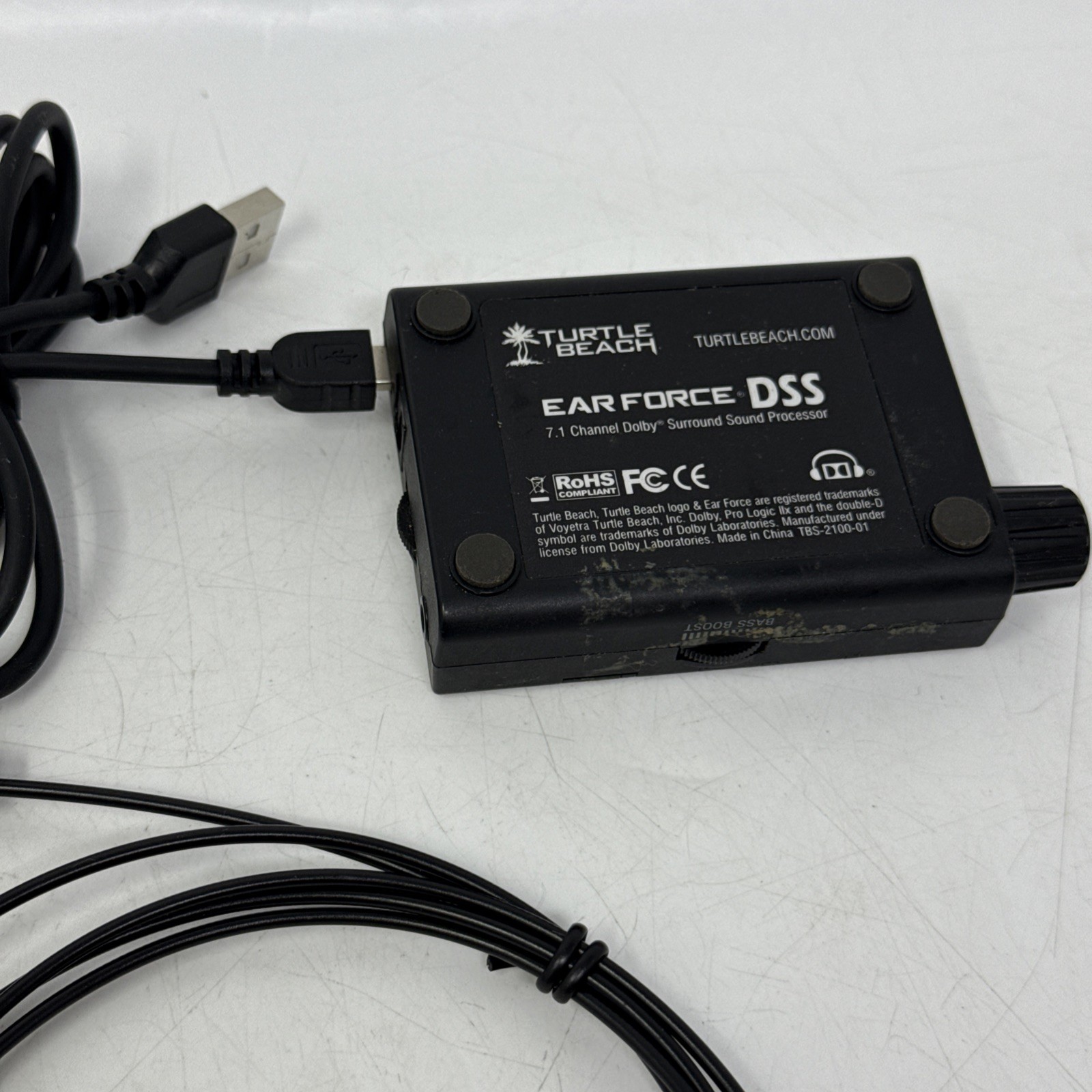 Turtle Beach Ear Force DSS 7.1 Dolby Surround Sound Processor Tested Optical USB