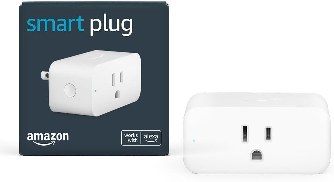 Amazon Smart Plug, Works with Alexa, Simple Setup, Endless Possibilities