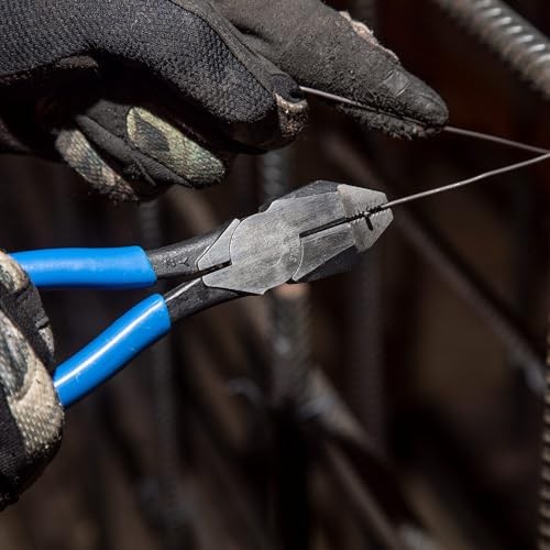 Klein Tools D2000-7CST Slim Head Linesman Pliers is Spring Diagonal Cutters