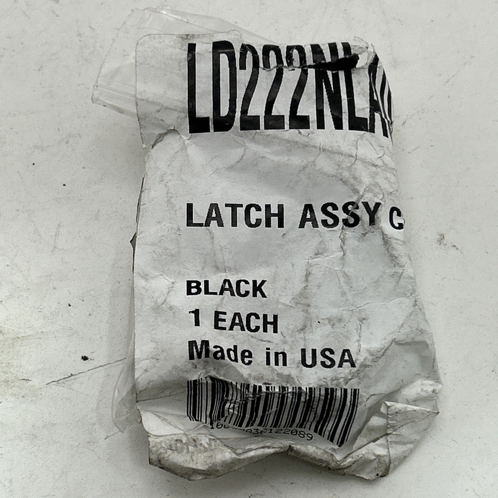 CFS LD222NLA03 Latch Assembly Black NSF Commercial Door/Cabinet Hardware NEW
