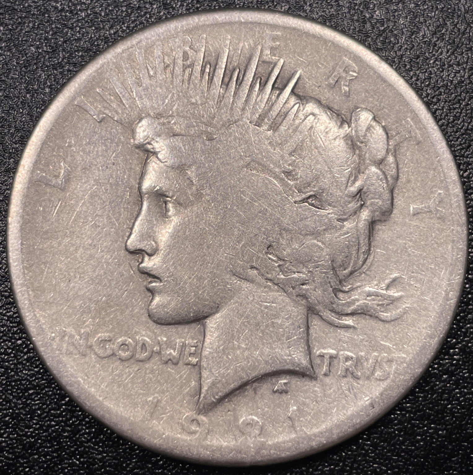 1921 Peace Silver Dollar $1 VG Details Key Date