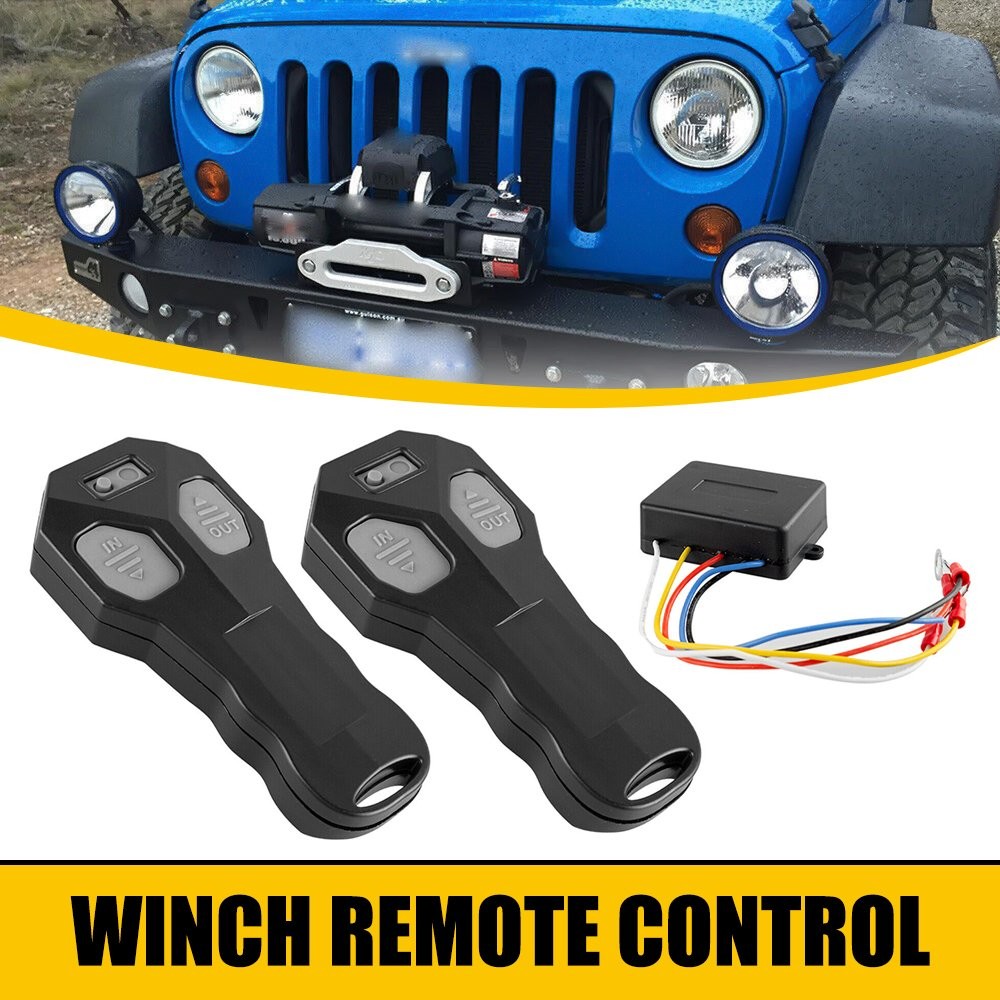 Wireless Winch Remote Control Kit for Jeep Truck ATV SUV 12V Switch Handsset EAK