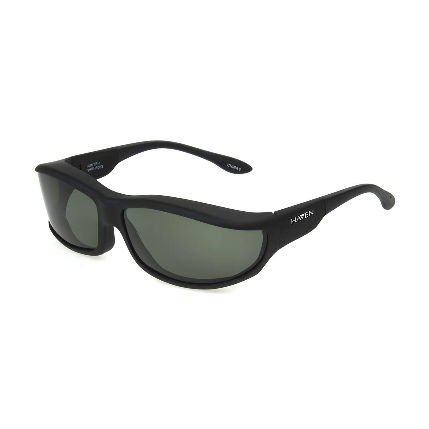 Dioptics Haven-Hunter Rectangular Fits Over Sunglasses Black 82 Millimeters