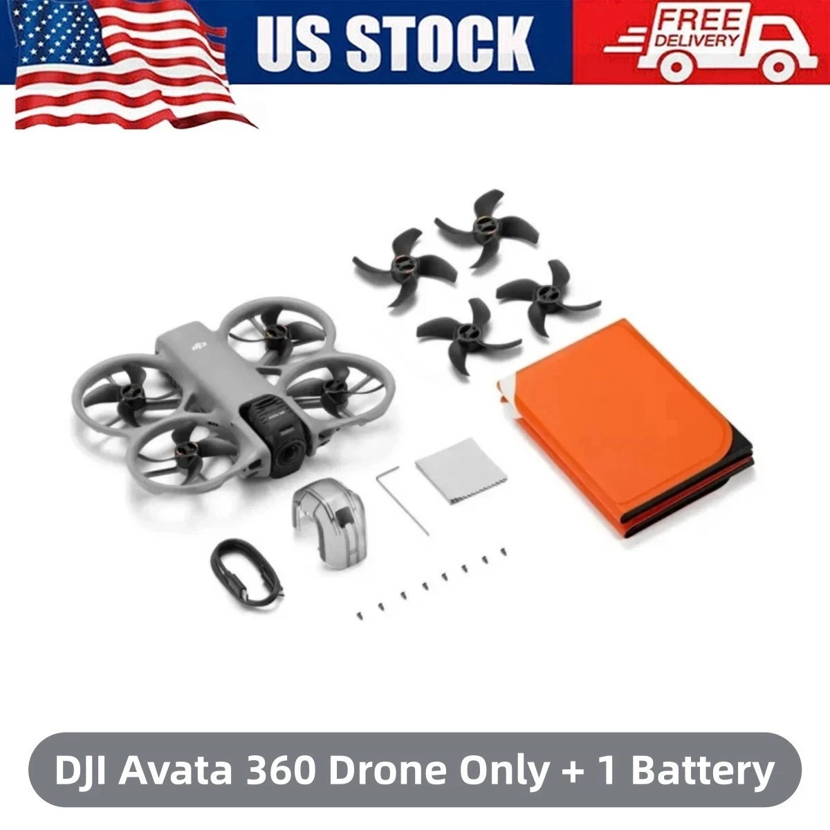 Avata 360 Drone Only + 1 Battery IN STOCK! SHIPS TODAY 2-3 day FROM USA