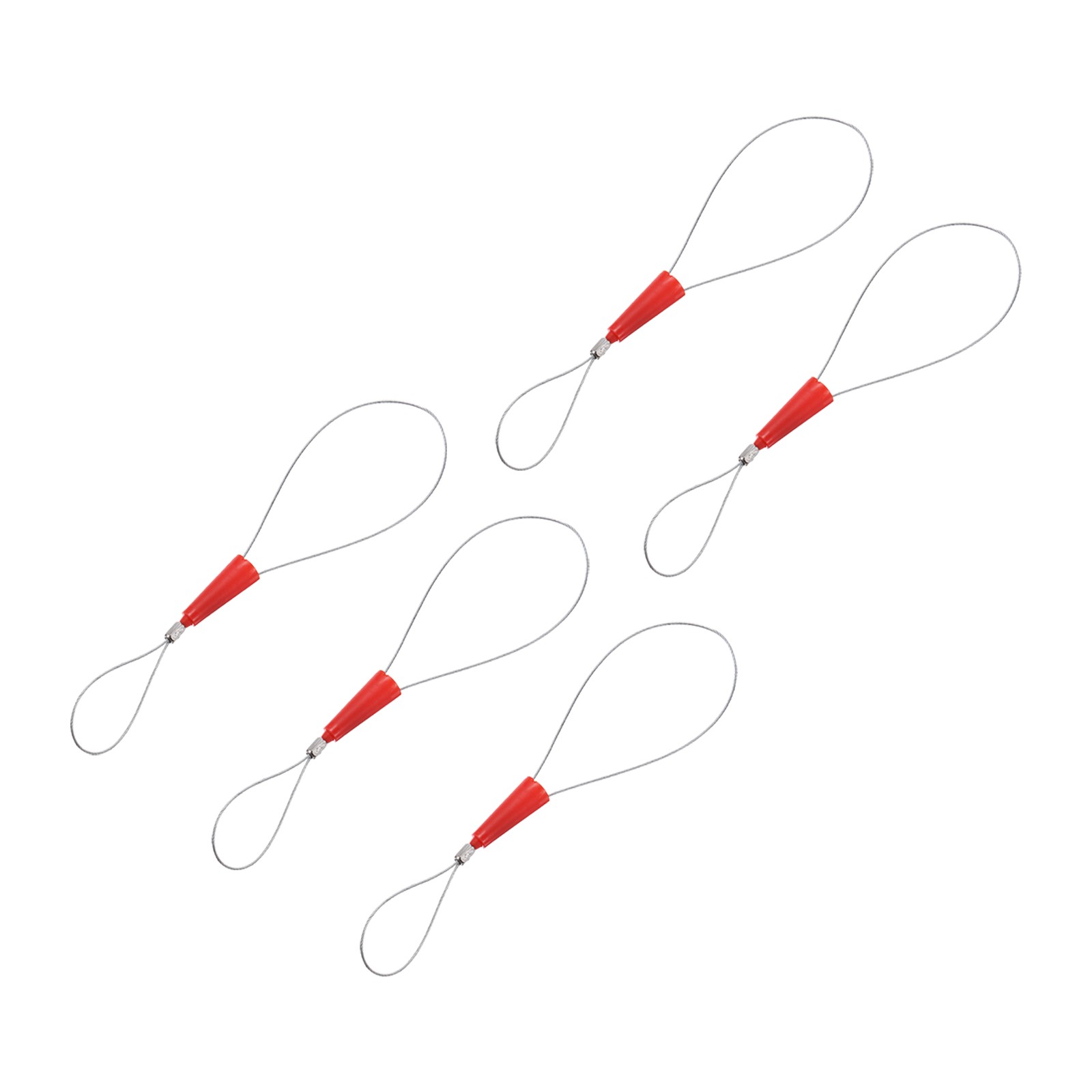 Cable Puller 5 Pcs Wire Traction Tool Set Durable Fish Tape Cable Puller Red