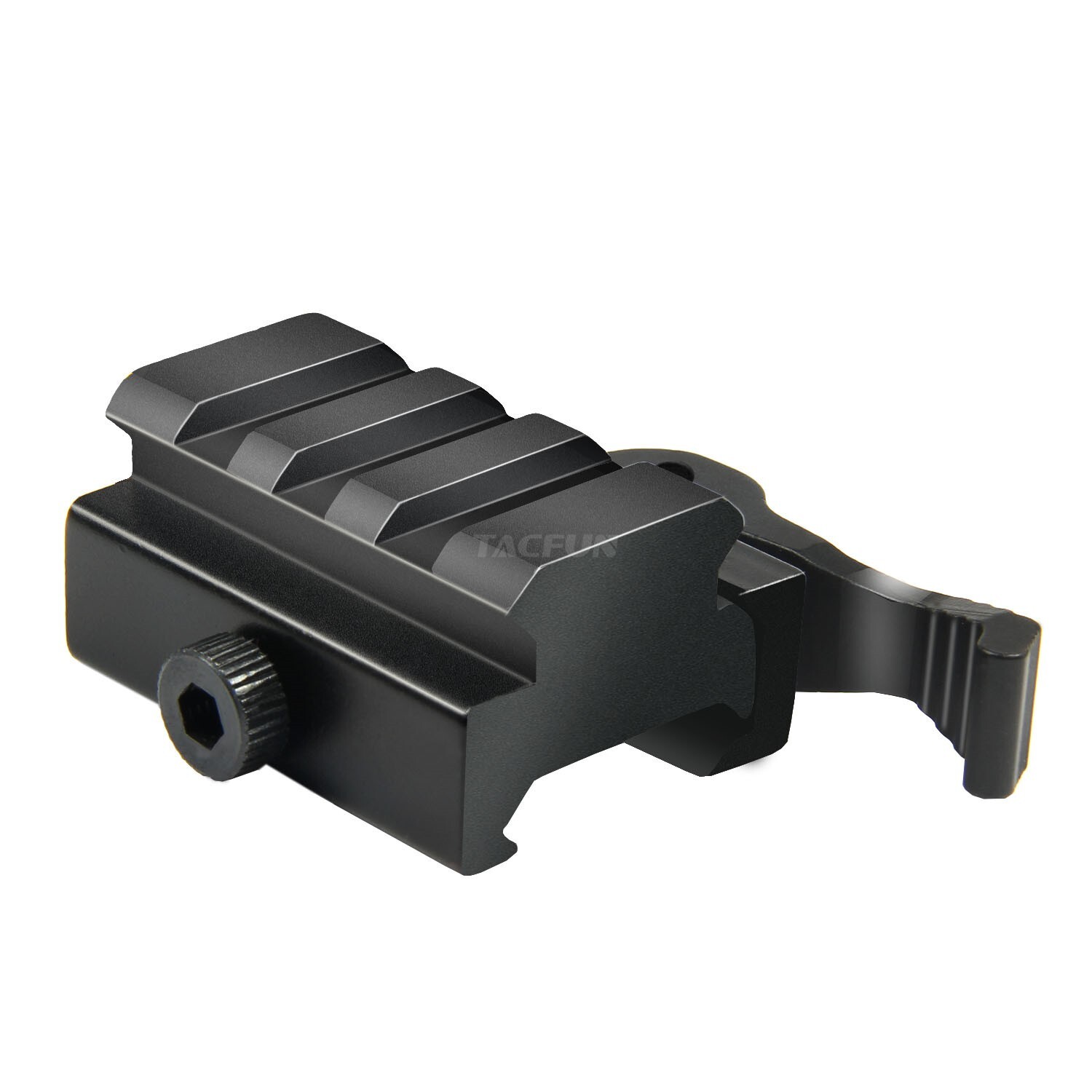 2pack 0.5" Quick Release Detach Mini Riser Mount 3-Slot for Picatinny Rail