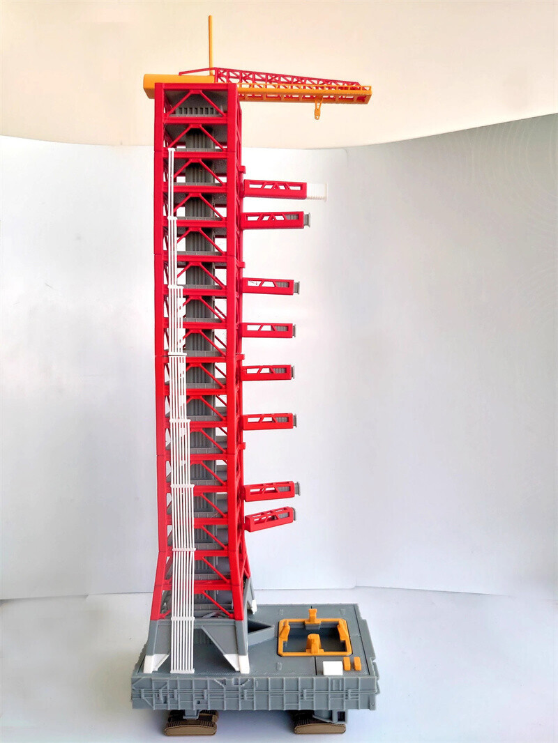 1/400 Scale Saturn-5 SKYLAB Launching Tower Frame Model Rocket 3D Build Painted