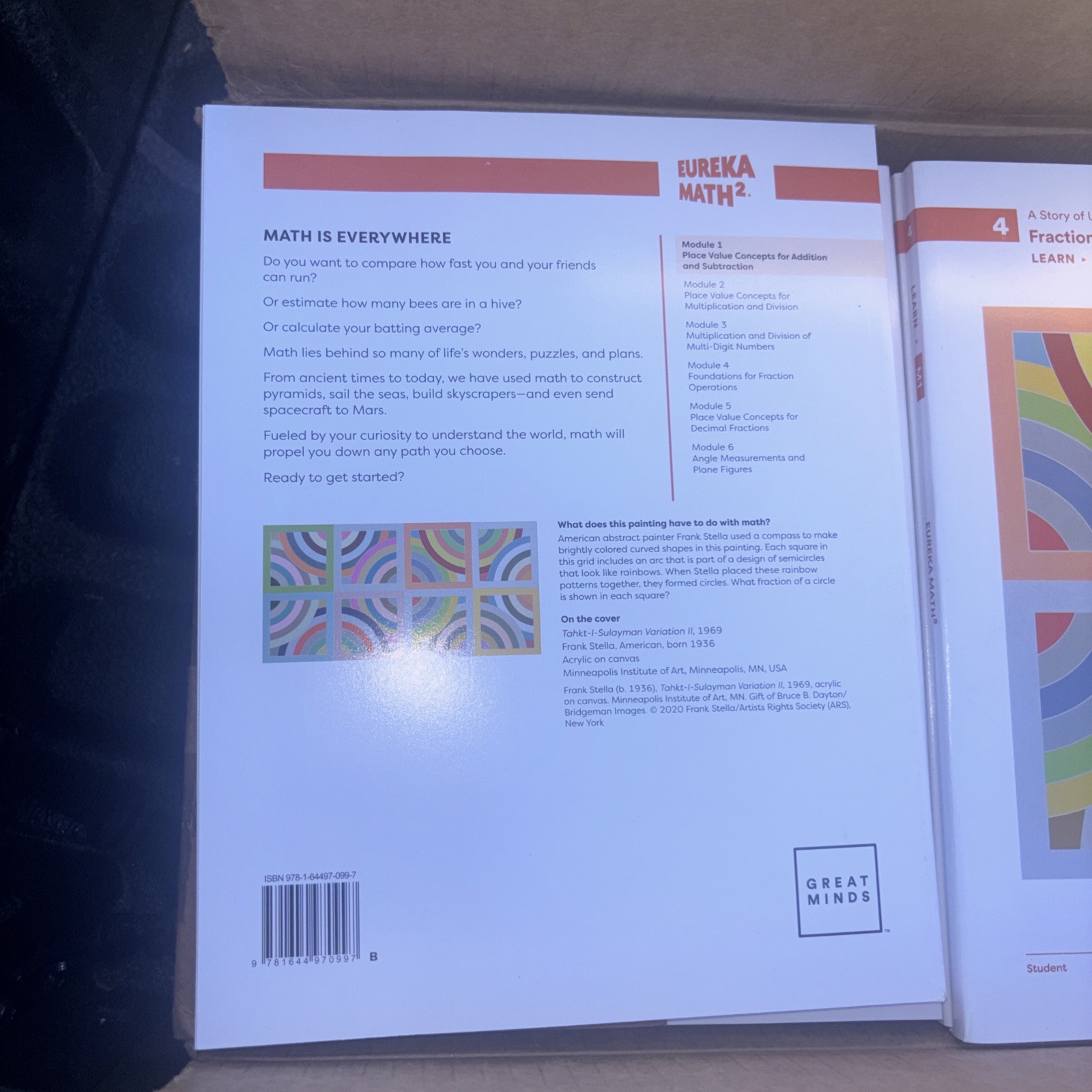 Eureka Math 2, Learn, 4 Fractional Units, Module 1 by Great Minds (2021,...