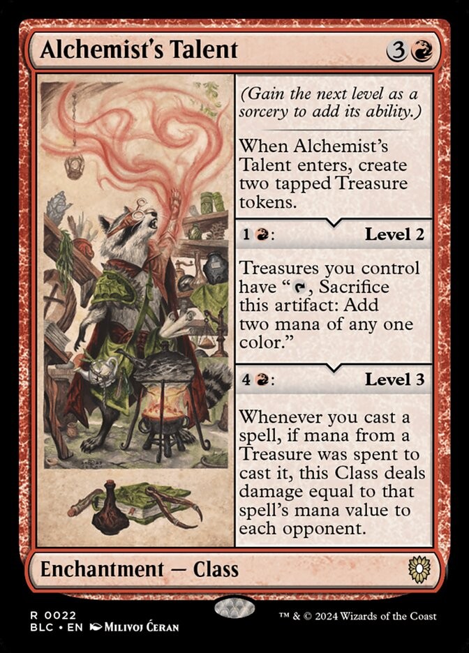 Alchemist's Talent 22 - NM - Bloomburrow Commander - MTG