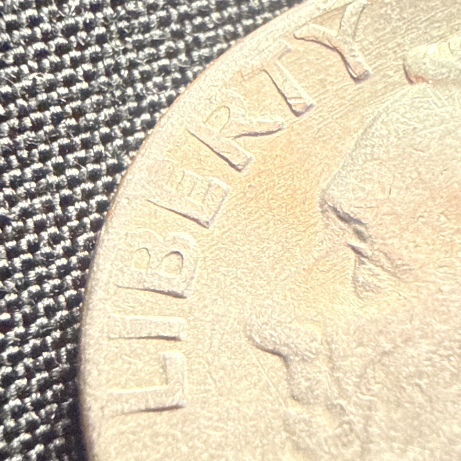 1968 D Roosevelt Dime In Circulated Condition Weak Lettering
