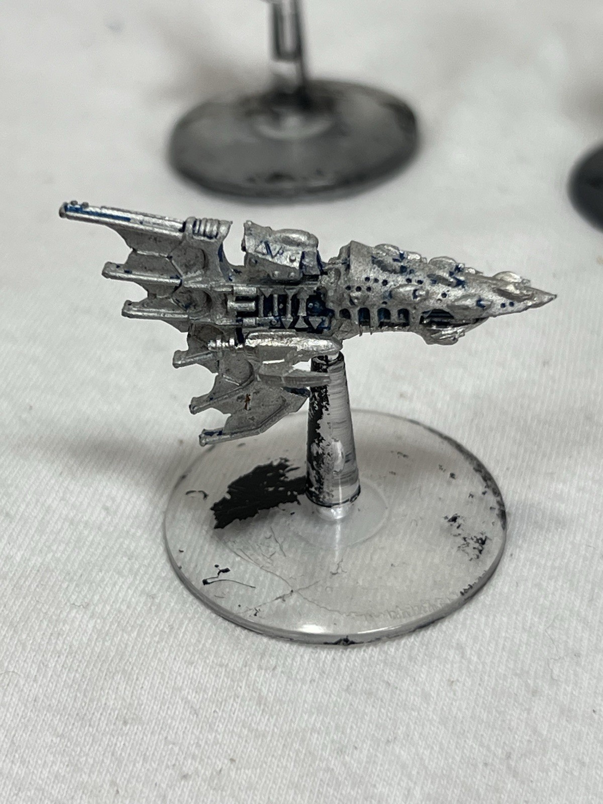 Battlefleet Gothic Eldar Aconite Frigate x3 - Stripped - Assembled GW