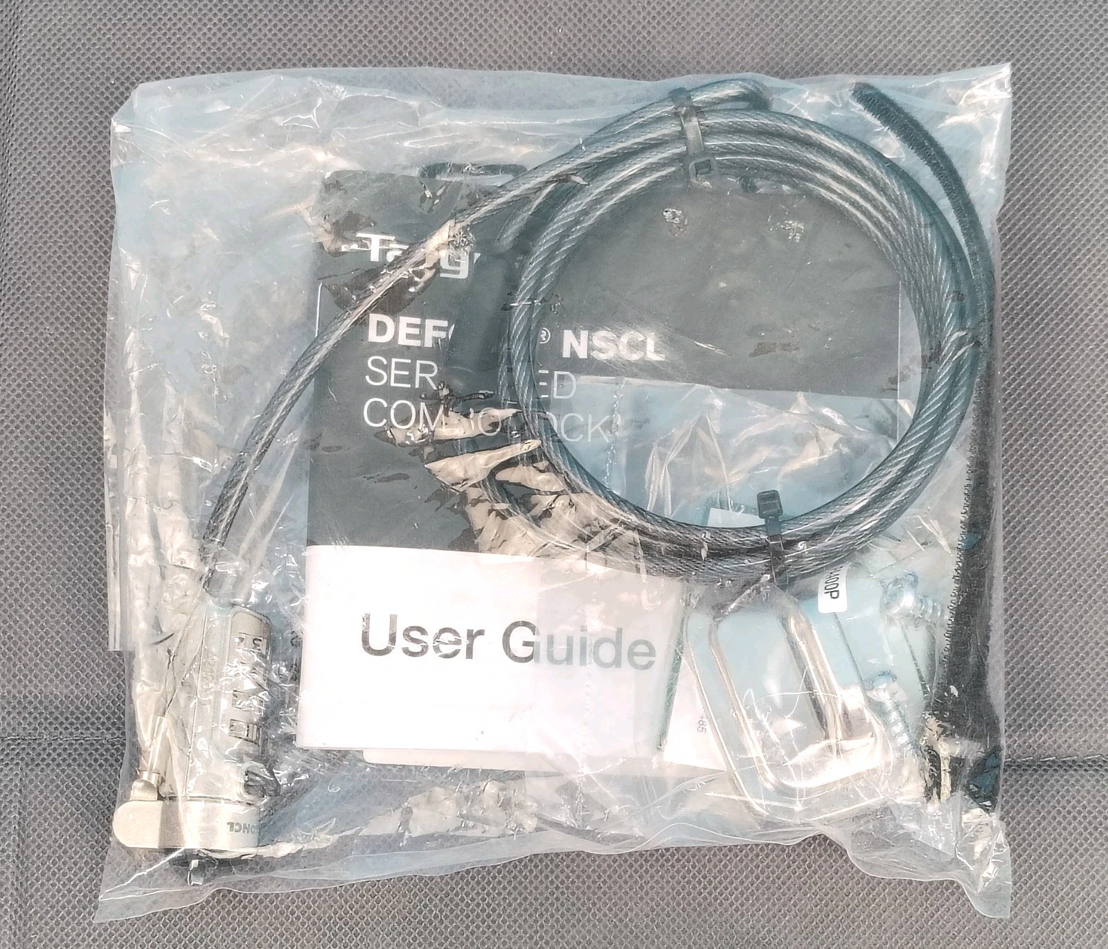 Targus DEFCON ASP66GLX-S Mini  Serialized Combo Cable Lock