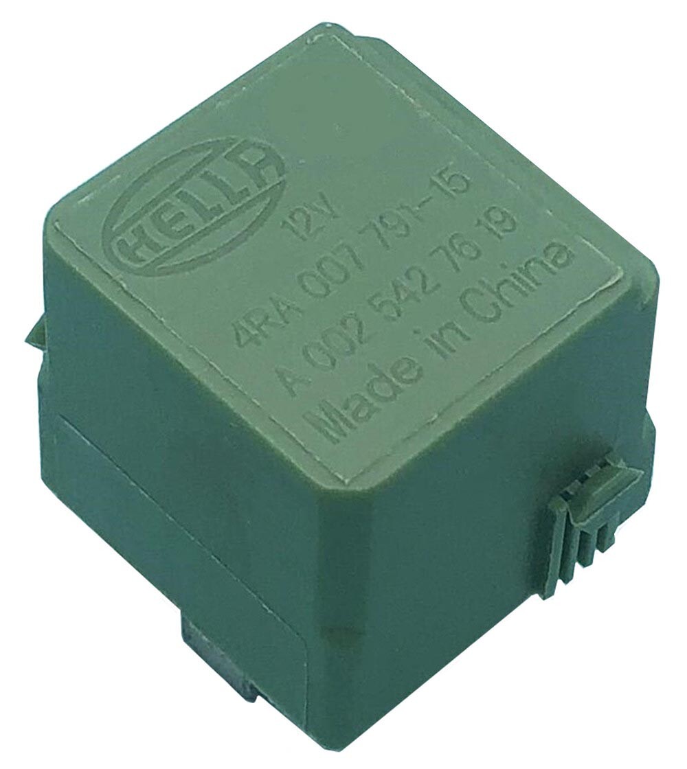 2PC HELLA  4RA007791-15 A0025427619 4RA007791-52 12VDC Automobile Relays  5Pins