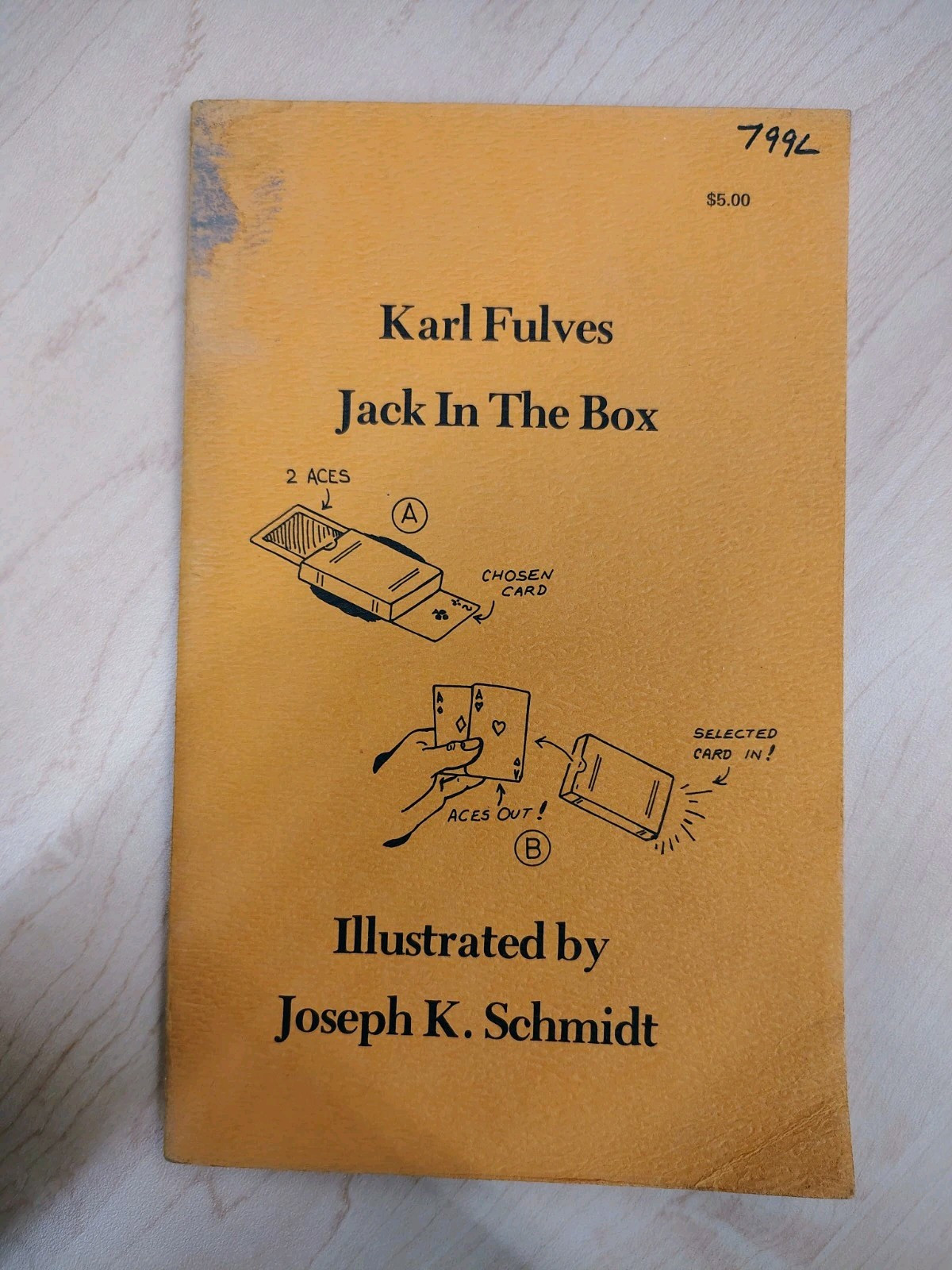 Jack In The Box By Karl Fulves - Joseph Schmidt - Rare OOP Card Magic Booklet