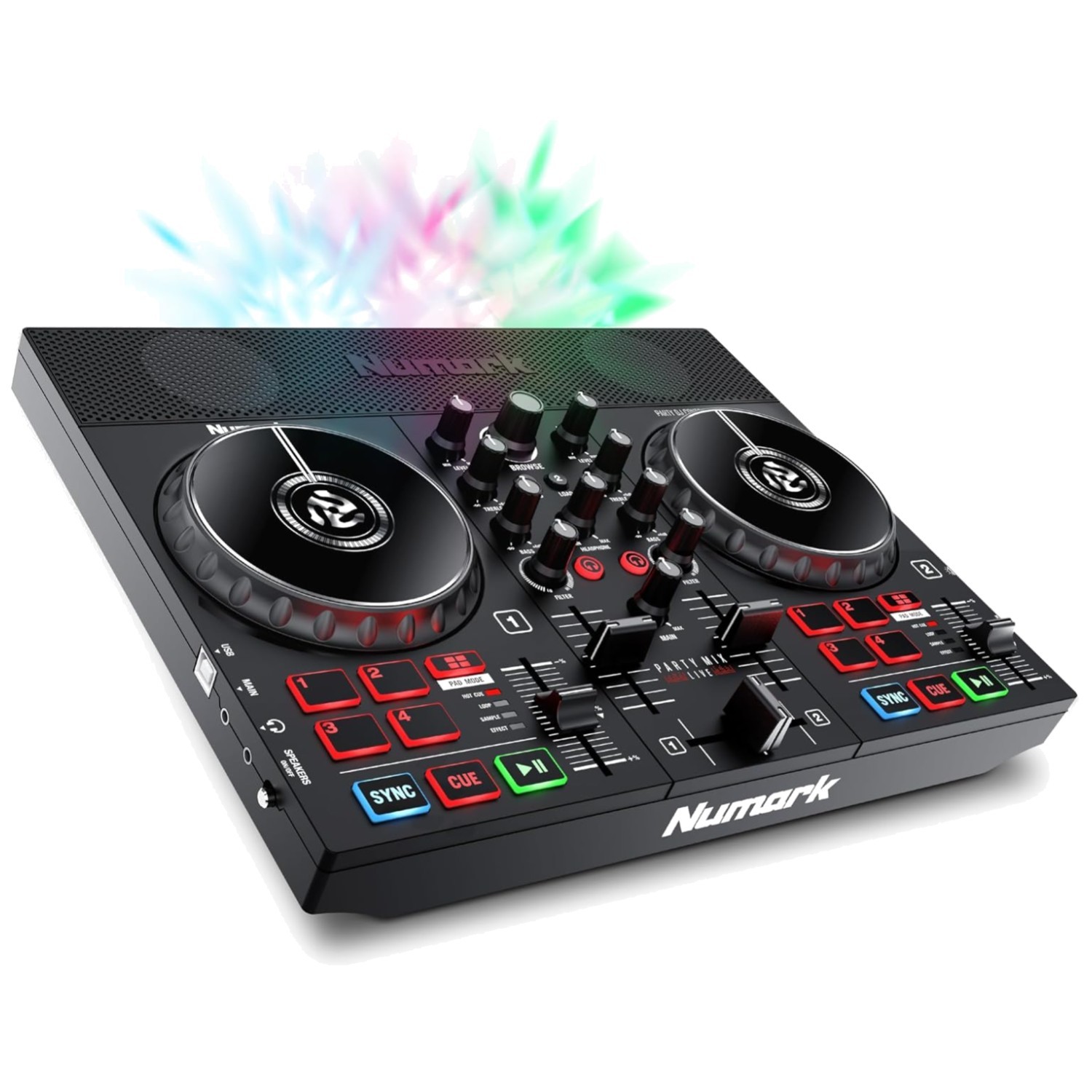 Compact DJ Controller with Integrated Audio Interface