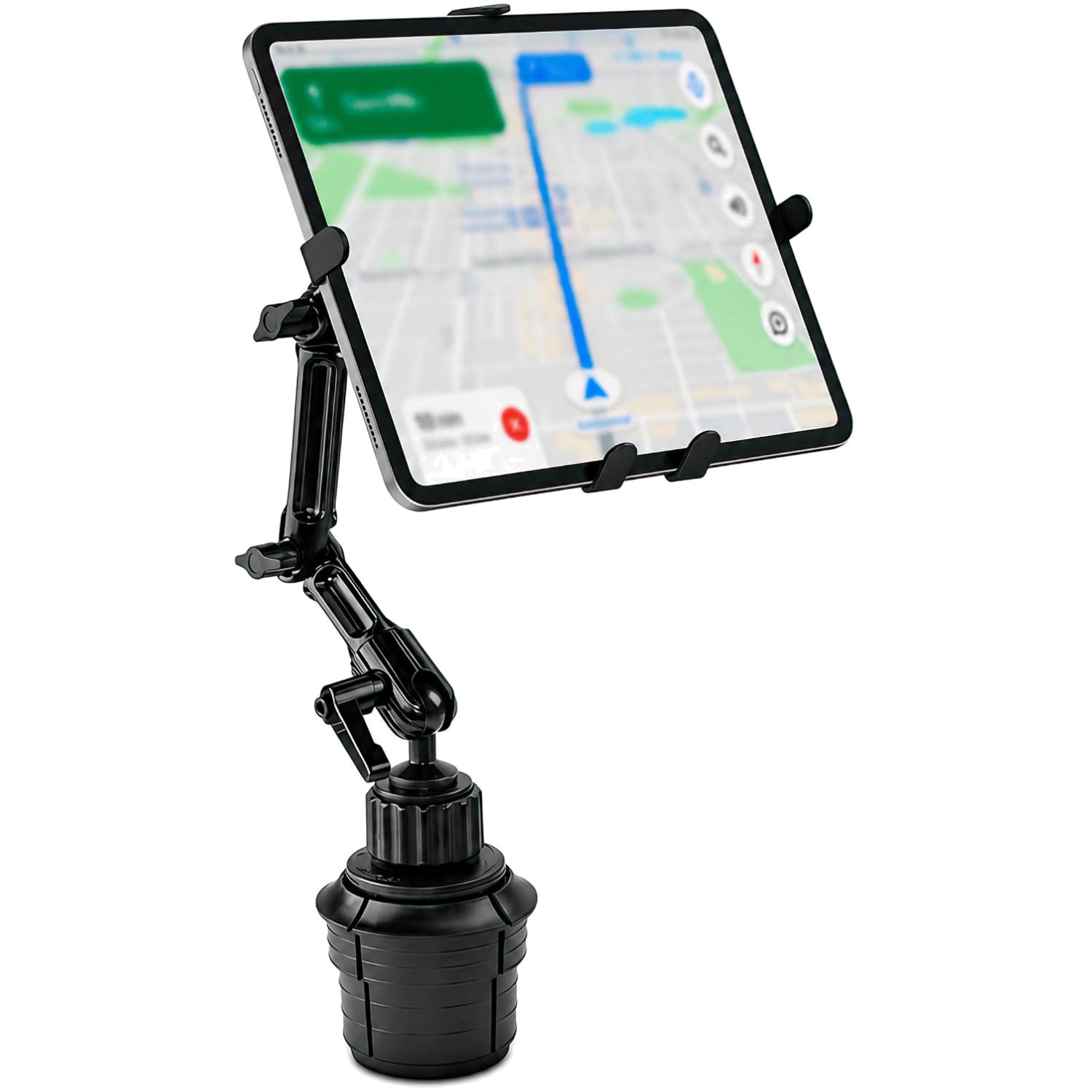 Heavy-Duty Cup Holder Tablet Holder with Full Motion Swivel - Fits 2.75"-3.5"