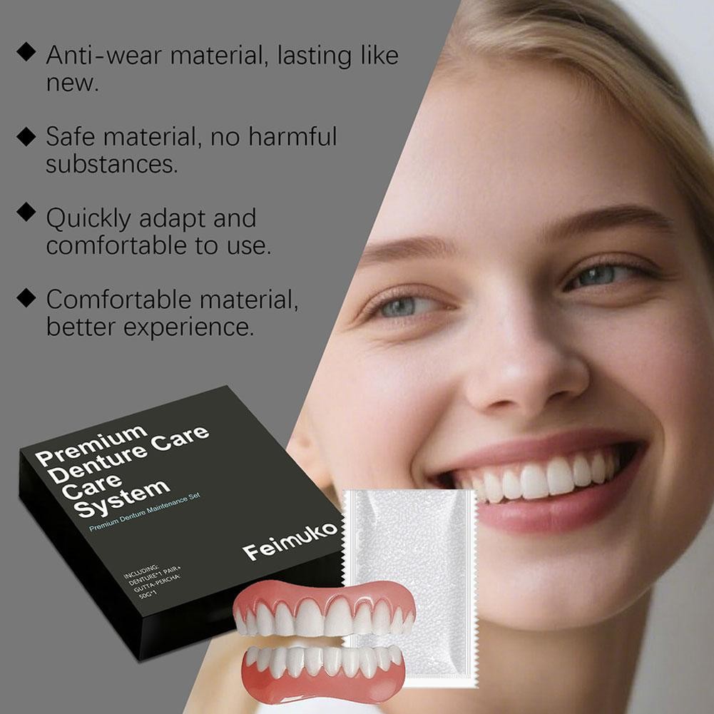 Feimuko Premium Denture Care System Maintenance Set -
