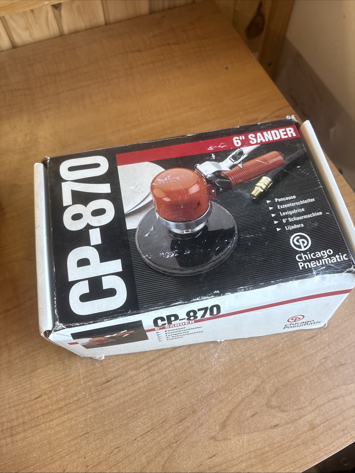 Chicago Pneumatic 6" Dual Action Sander 870 New In Box 🔥🔥🔥