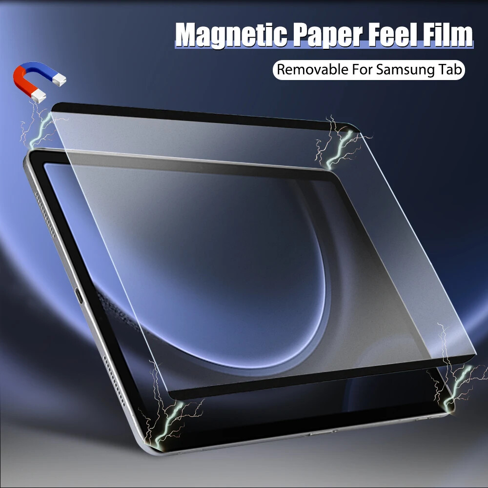 Magnetic Matte Paper Film Screen Protector For Sumsung Galaxy Tab S7 S7 FE S7+