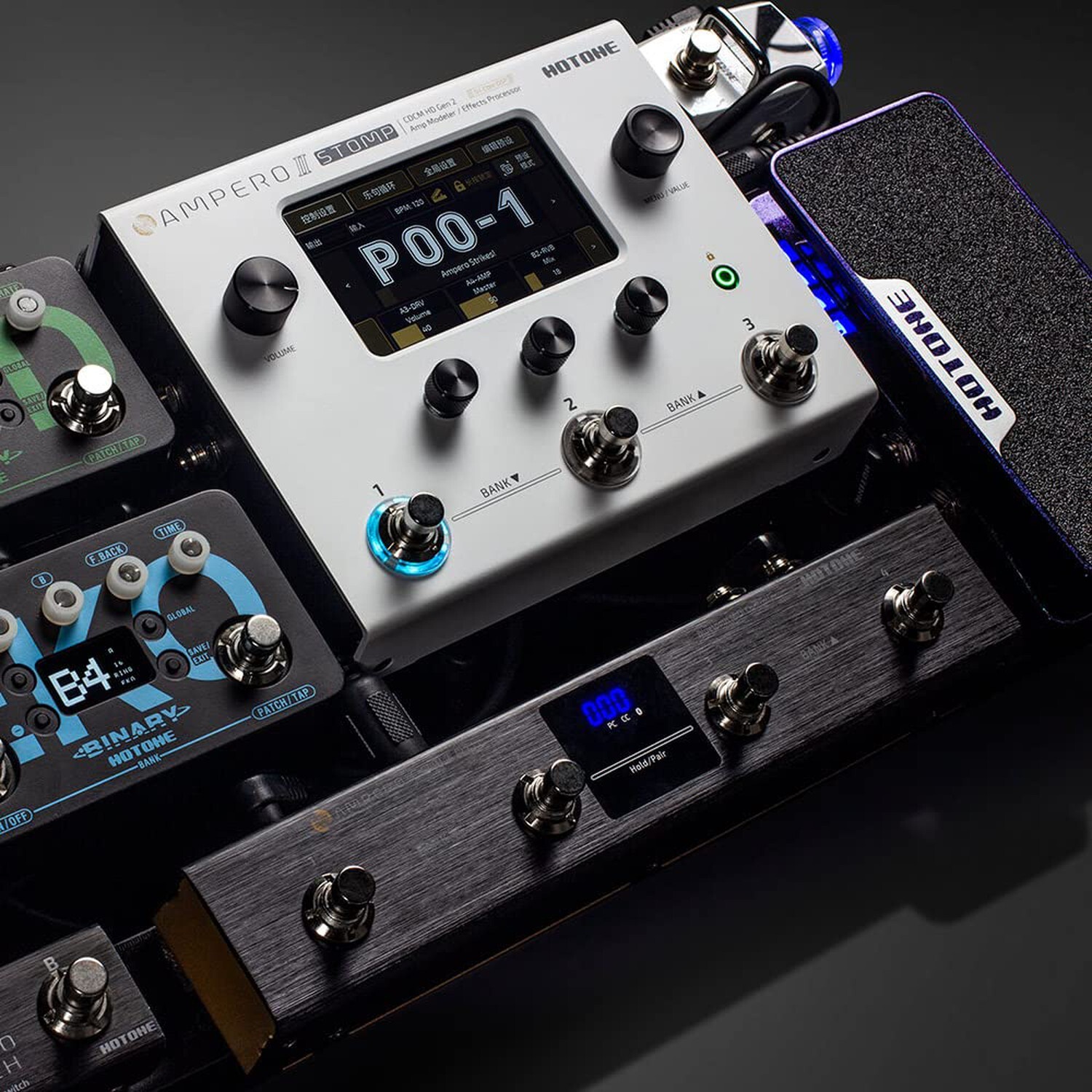 HOTONE Guitar Multi Effects Processor Multi Effects Pedal Touch Screen Guitar...
