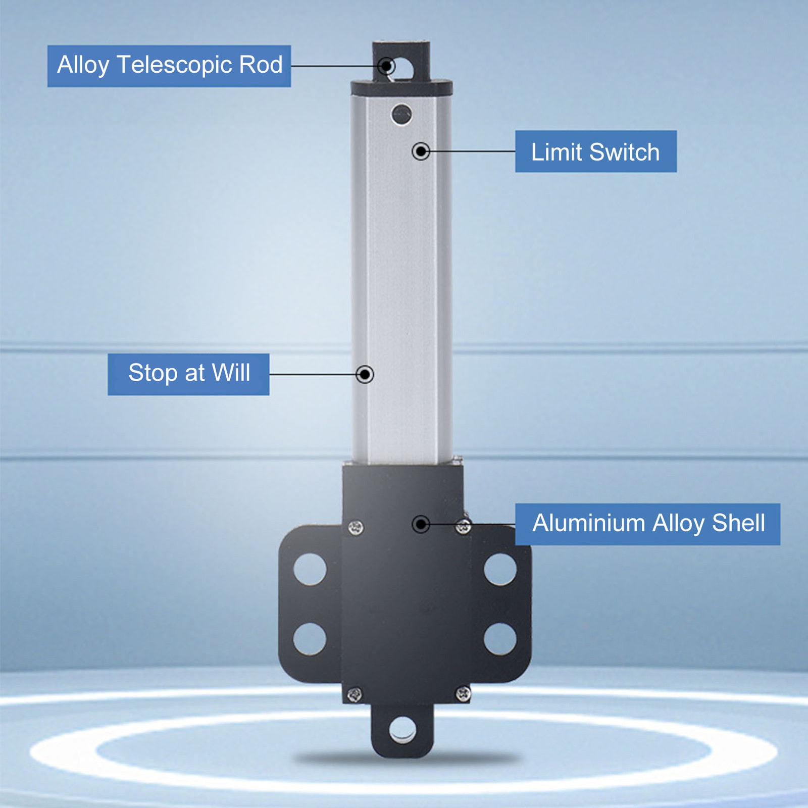 Linear Actuator 150mm Stroke Short Circuit Protection Linear Actuator Tool Part