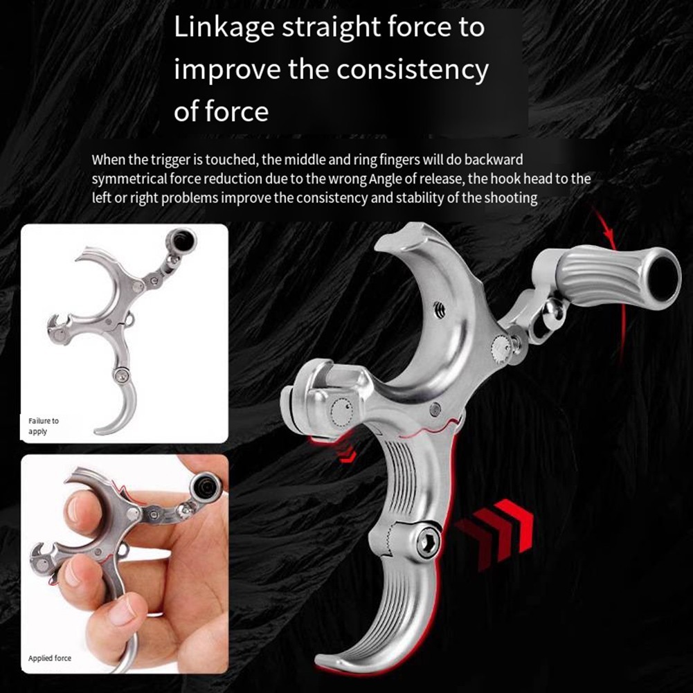 Premium Compound Bow Release Aid Trigger with Comfortable Finger Exchange