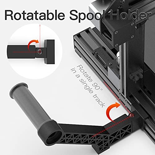 Original Upgrade Rotatable Filament Holder Mount Spool Bracket Black