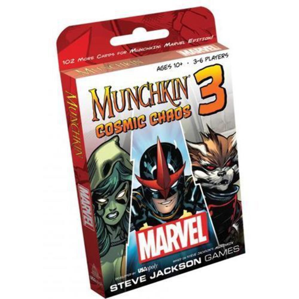 Munchkin - Marvel Edition 3 - Cosmic Chaos Card Game Expansion - Steve Jackson G