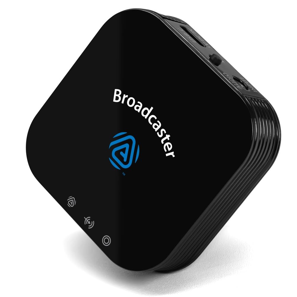 BA210 v2 Auracast Bluetooth Transmitter aptX Lossless Optical AUX TV Hearing Aid