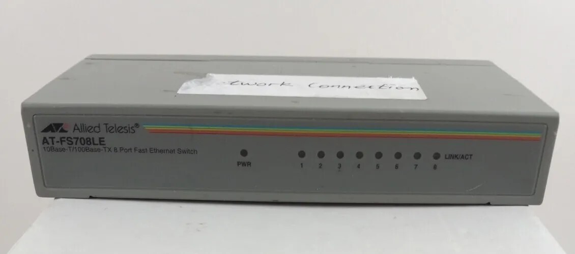 Allied Telesyn AT-FS708LE Fast Ethernet Switch 8 Port