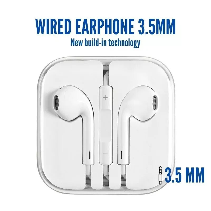 Headphones Wired Earphone Headset Earbuds 3.5mm Jack For Phone Pad Samsung Lot