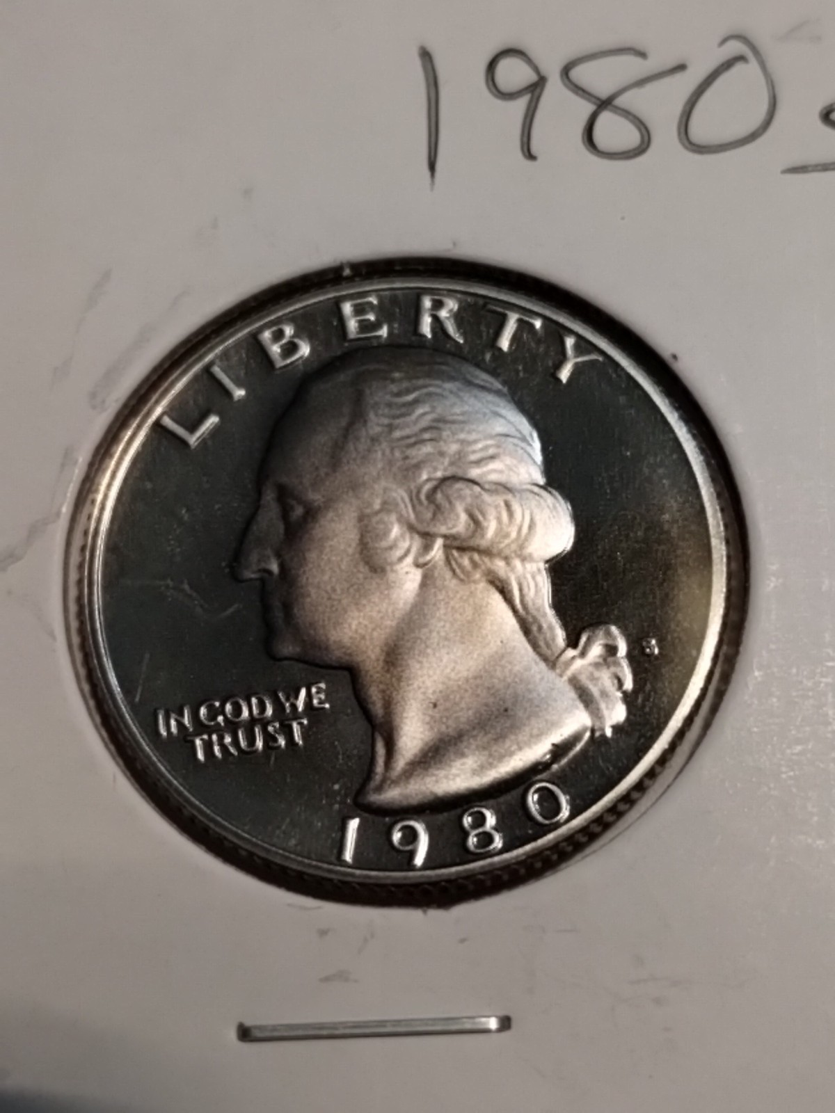 1980 S  Washington Quarter Mint Proof From Original U.S. Proof Set 25 Cent Coin