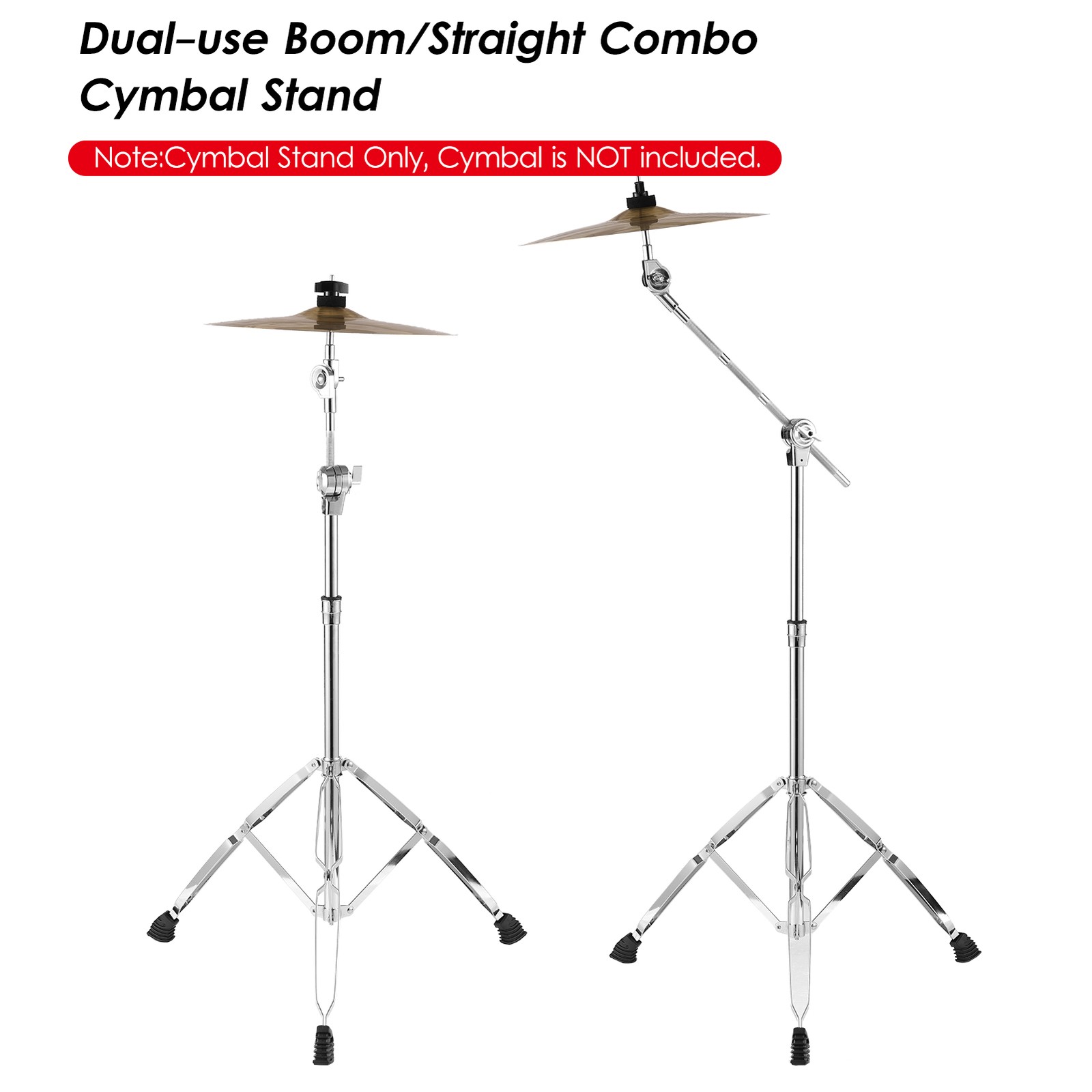 Foldable Detachable Cymbal Stand Heavy Alloy Construction Stage Performance