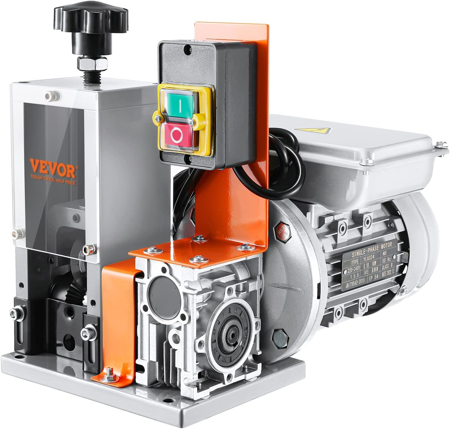 Electric Wire Stripping Machine, 0.06''-1.18'' Automatic Wire Stripper, 180 W, 6