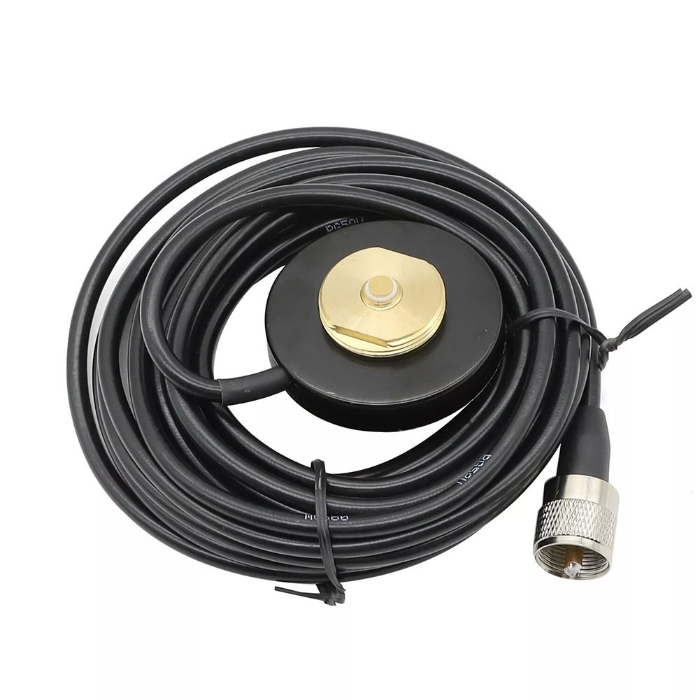 Reliable NMO Antenna Mount Base with Strong Magnet PL259 Connector 5M Cable