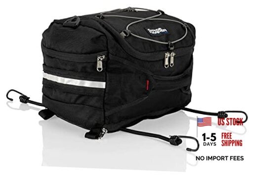 4200 Hideaway Tail Trunk - Water-Resistant, Tear-Resistant, Bungee Mount Black