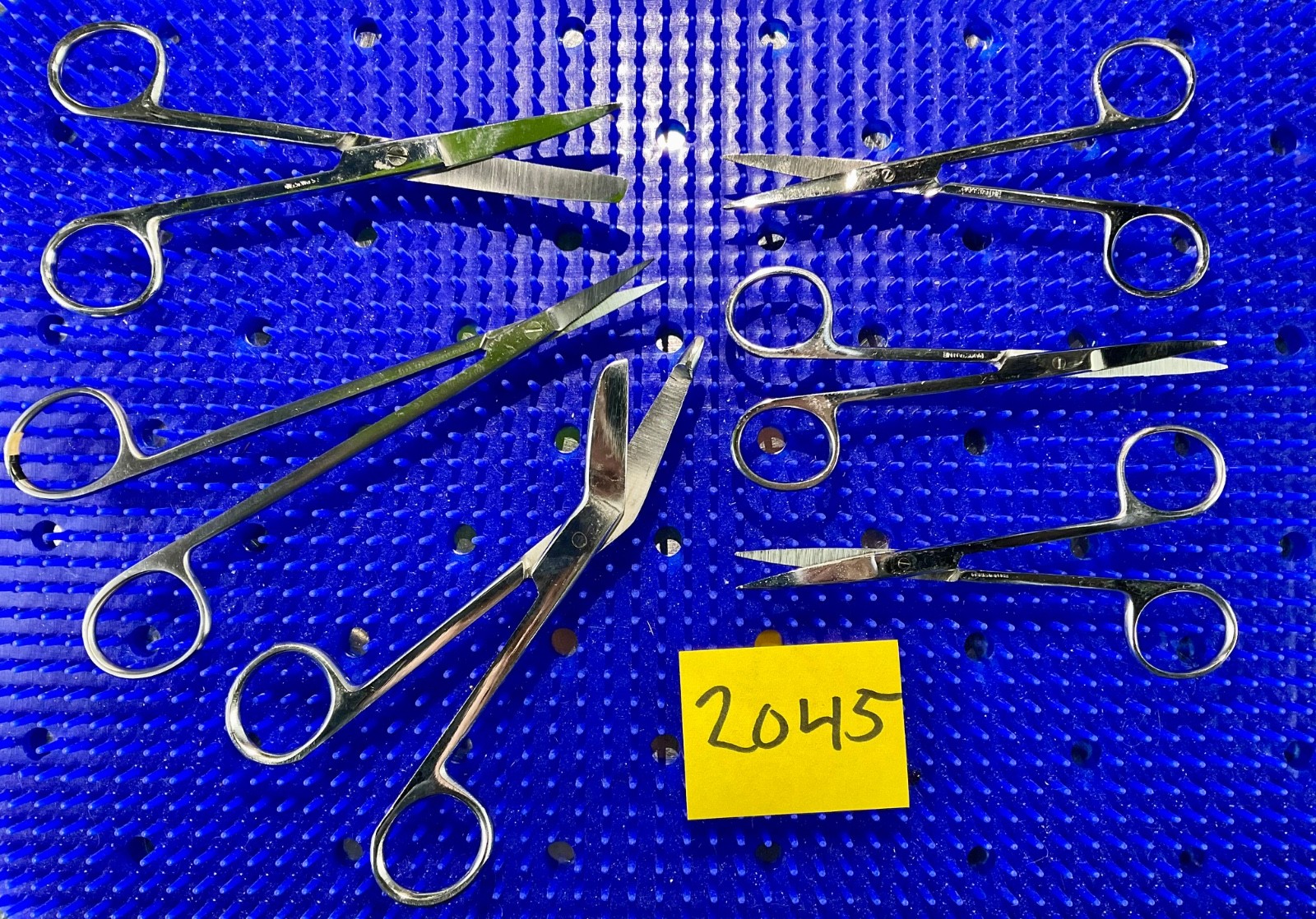 Lot Of 6 Precision Scissors Dental Hand Tools  - Used