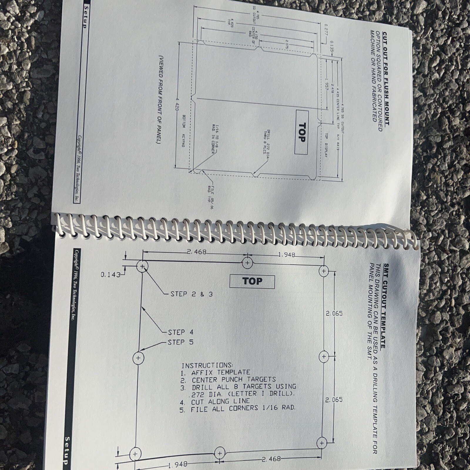 Two Technologies SMT ascII terminal Smtr4–2 Series Panel Mount Terminal
